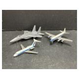 3 Die-Cast Airplanes