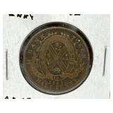 1844 Half Penny Province of Canada Bank of