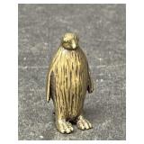 Miniature Brass Statue - Penguin