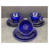 Duralex Vereco Bormioli Rivage Cobalt Blue Dishes