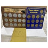 Coat of Arms of Canada Tokens on Board and The