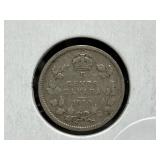 1910 Canadian 5 Cent Coin