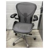 Black Office Chair on Wheels