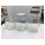 3 Large Jars