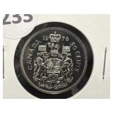 1978 Canadian Dollar Coin - Small Island -