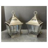 Pair of Hanging Candle Lanterns