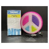 Peace Symbol Lamp and Fortnite Pillowcase