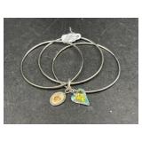 Sterling Silver Bracelet With Charm (Stamped) a