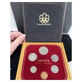 1979 Six Coin Set in Wooden Case