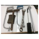Snap On Wrench, Ratchet, Hack Saws, Axe Head Etc.