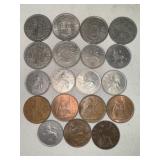 Assorted World Coins