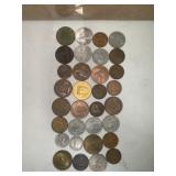 Assorted World Coins