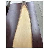 live edge lumber, 58 x 13 at widest