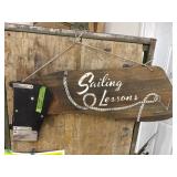 Sailboat Ruder Sign 35 x 14 "