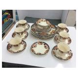 Hughes Longport China Plates And Cups