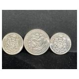 1970 Manitoba Dollar & 2x 1970 50 Cent Coins