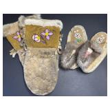 Vintage Moccasins and Gloves