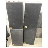 Four Matching Speakers, 12 In. Tall