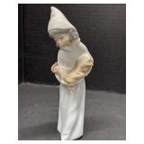 Lladro Figurine - Girl with Rooster