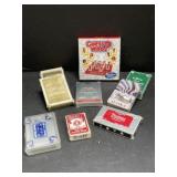 Playing Cards and Guess Who Travel Game