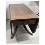 Drop Leaf Side Table, 19 x 36 x 21 1/2
