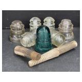 7 Vintage Hydro Insulators