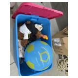 Storage Bin Filled with Misc. Toys