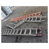 3 Damaged Ladders, 2 Are Aluminum, 1 Fiberglass