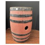 refurbished cask, 17 in. tall