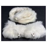 2 Rabbit Fur Made in Japan Child