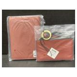 Passport Holder with Matching Keychain Change