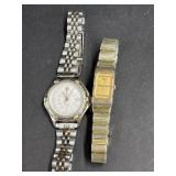 2 Watches with Metal Bands