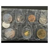 1998 Canadian 7 Coin Set in Plastic