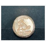 3 oz Copper Round - Beaver Bullion Beaver Design