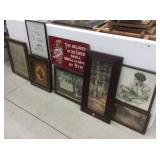 Selection Of Antique Frames, Some Art