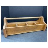 Wood Carry Tray 21 x 8 x 8 " Tall