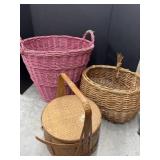 3 decorative baskets