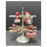 Vintage Stamp Holder with Stamps