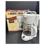 Black & Decker 5 Cup Coffee Maker