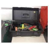 19 In. Long Tool Box And Contents