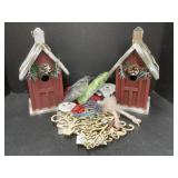 Winter Holiday Dï¿½cor and Craft Ornaments