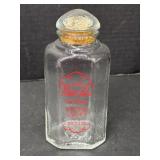 Early American Old Spice Bath Salts Shulton Bottle