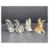 Zebra Salt & Pepper, Rocking Horse Ornament and