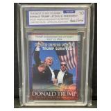Graded Trading Card - Fight Fight Fight Trump