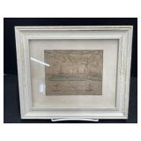 Framed Antique Print from 