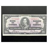 1937 Canadian $10 Bill