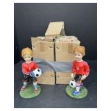 5 Ceramic Soccer Players