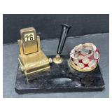 Desk Set - Inkwell, Pen, Calendar