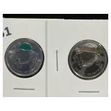 2011 Coloured & Regular Wood Bison Quarters