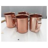4 Colour Craft Mugs, 4 In. Tall